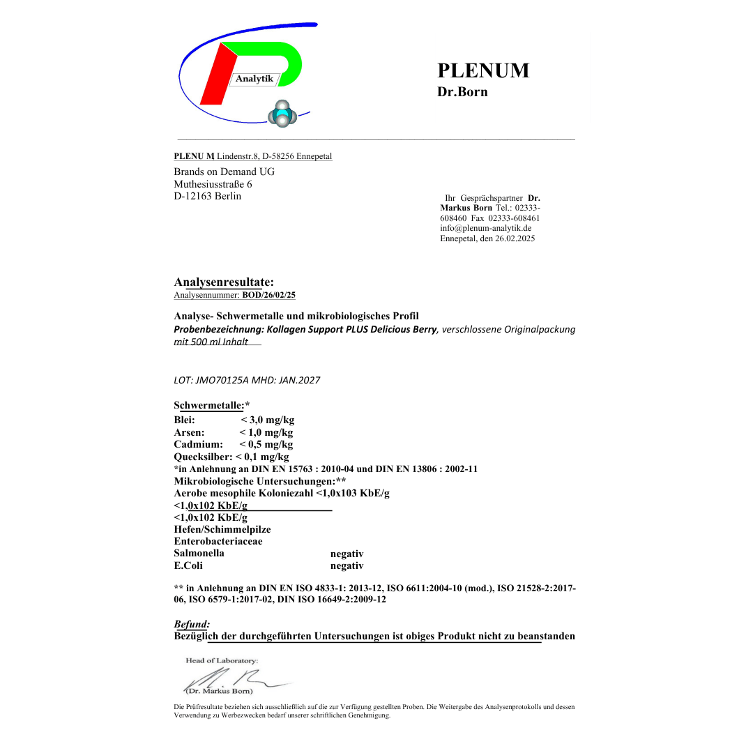 Die Harmonie Formel - Kollagen + Vitalstoffe für Frauen